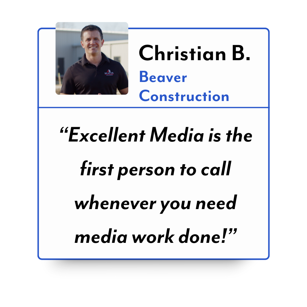 Client Testimonial form Christian of Beaver Contruction